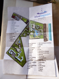 Map of the Blue Lagoon Resort