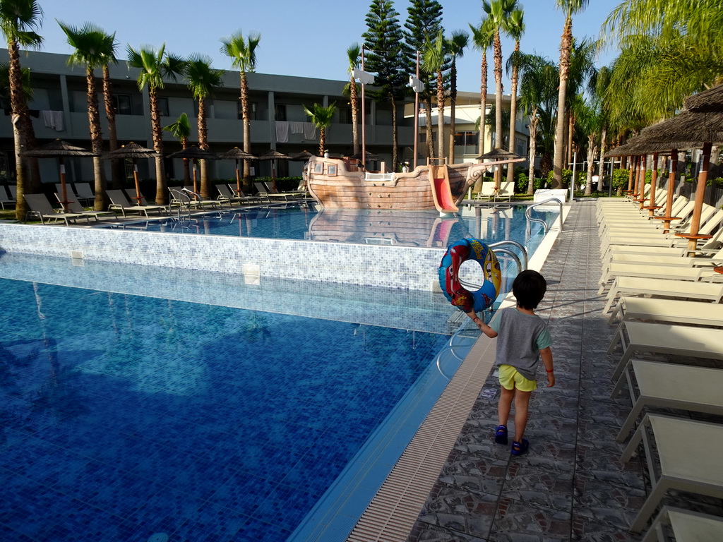 Max at the Children`s Pool at the Blue Lagoon Resort