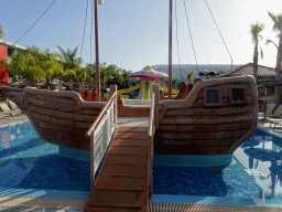 Ship at the Children`s Pool at the Blue Lagoon Resort