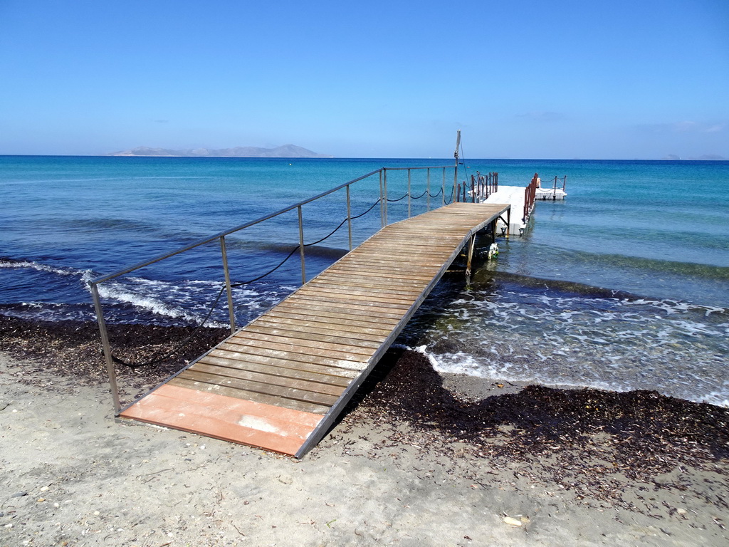 Pier at the beach of the Blue Lagoon Resort