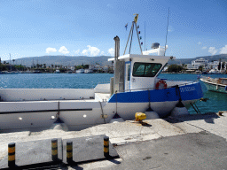 Boat at the northwest side of the Limenas Ko harbour