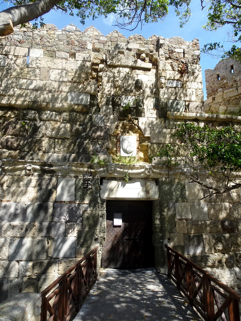 Closed entrance to Neratzia Castle