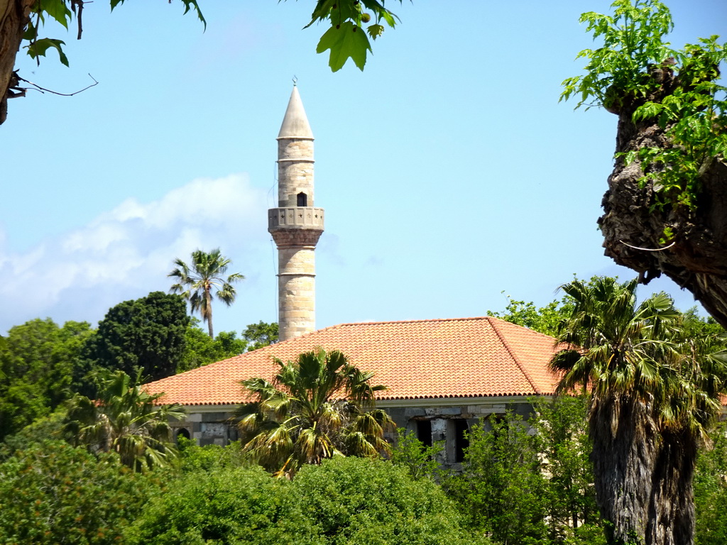 The Gazi Hassan Pasha Mosque, viewed from the Leofóros Ippokratous boulevard