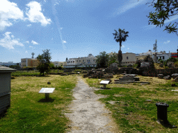 The Archaeological Site of the Harbour Quarter-Agora, viewed from the Nafklirou street