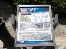 Information on the Casa Romana Route at the Platía Agias Paraskevis square