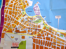 Map of the center of Kos Town