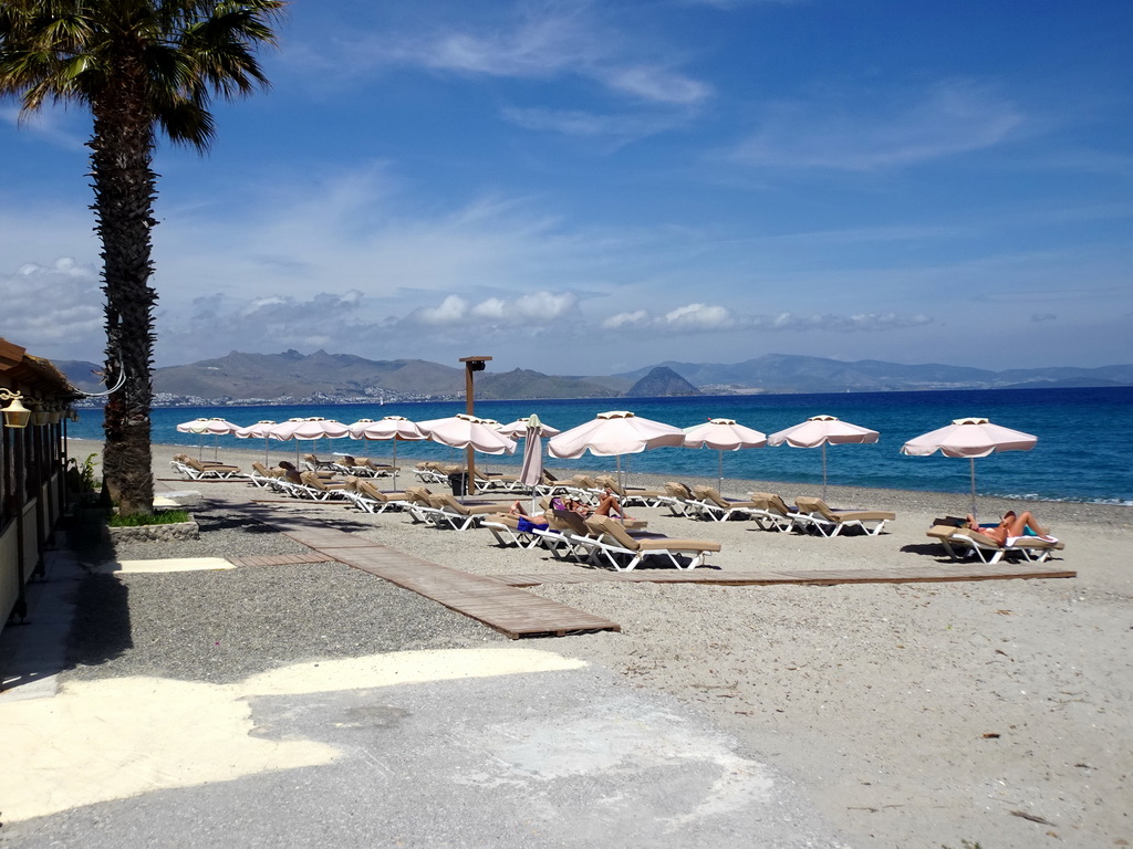 The north side of Lambi Beach and the Bodrum Peninsula in Turkey