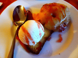 Dessert at the Golden Sun Chinese Restaurant at the Blue Lagoon Resort