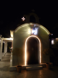 Front of the Church at the Blue Lagoon Resort, by night