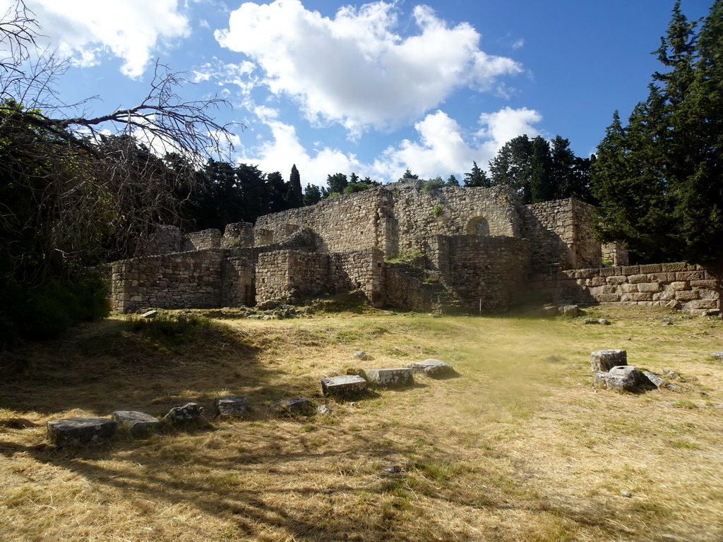 Ruins of the Roman Baths at the lower level of the Asclepeion