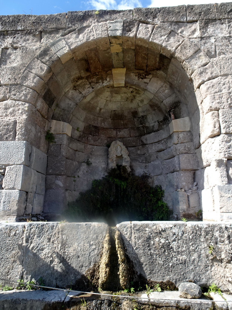 Recess in the wall separating the First Terrace and the Second Terrace of the Asclepeion