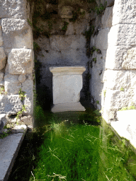 Monument in honour of the renowned Coan doctor Gaius Stertinius Xenophon, in the wall separating the First Terrace and the Second Terrace of the Asclepeion