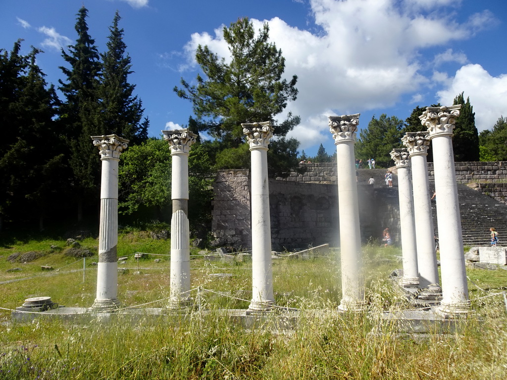 Columns at the Second Terrace of the Asclepeion