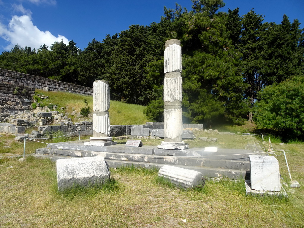 Columns and ruins at the Second Terrace of the Asclepeion