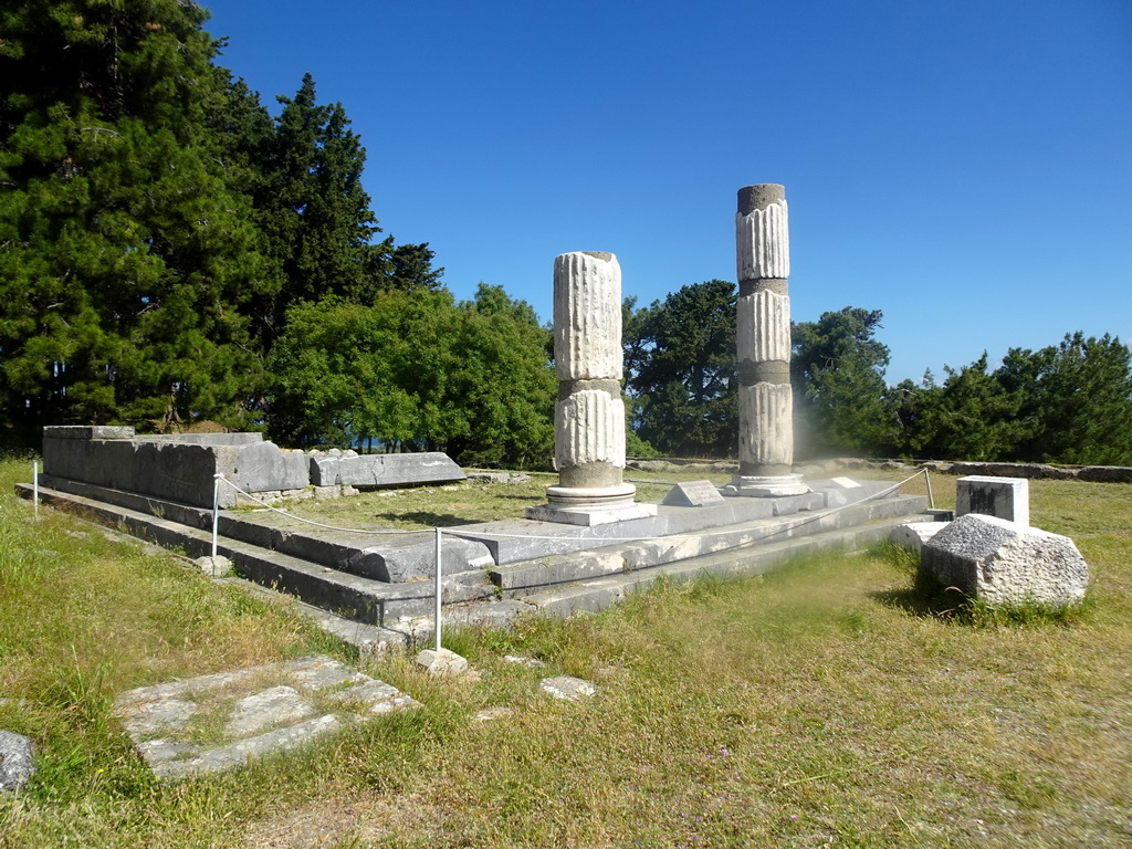 Columns and ruins at the Second Terrace of the Asclepeion