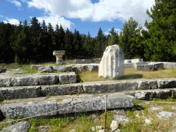 Ruins of a Doric Temple of the 2nd century B.C. at the Third Terrace of the Asclepeion