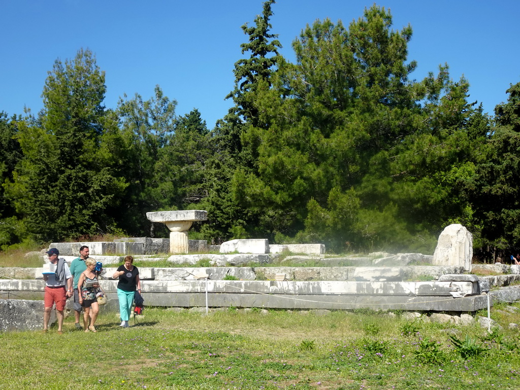 Ruins of a Doric Temple of the 2nd century B.C. at the Third Terrace of the Asclepeion