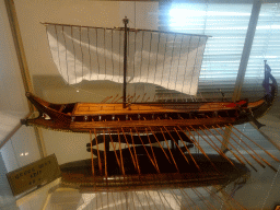 kos_397 - 284 kb - 1024x768 - Scale model of a Greek war ship at the showroom of the Triantafyllopoulos Winery Scale model of a Greek war ship at the showroom of the Triantafyllopoulos Winery