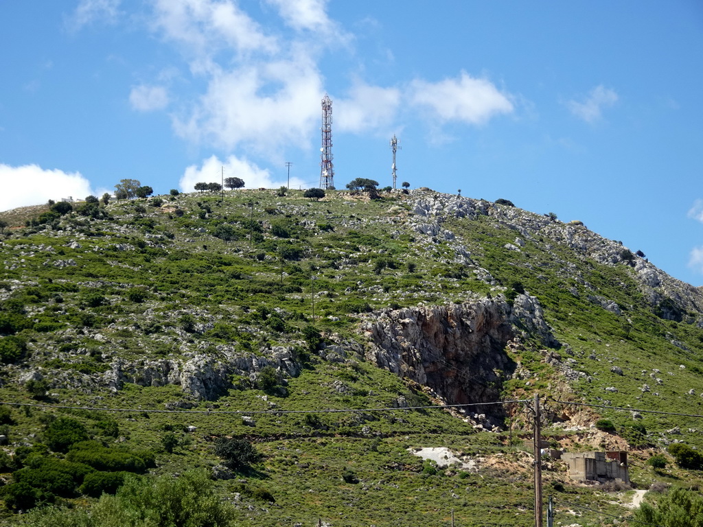 Hill near the Triantafyllopoulos Winery