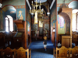 Max in the Zia Church at the town of Zia