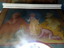 Fresco at the nave of the Zia Church at the town of Zia