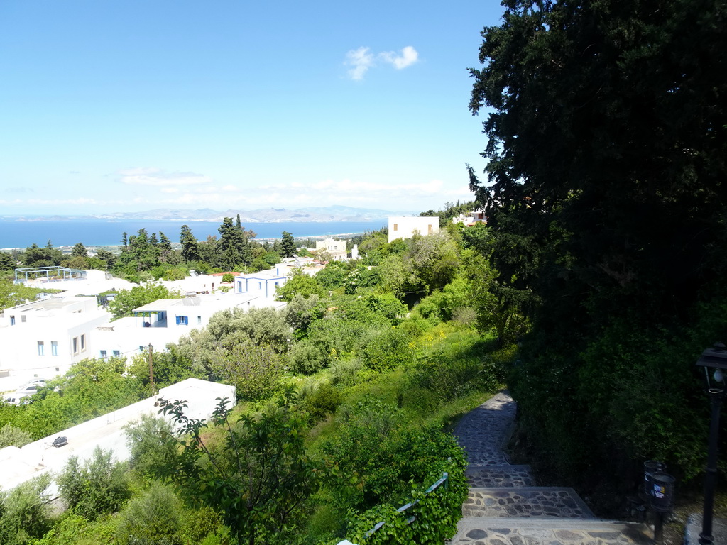 Staircase from the Zia Church to the town of Zia