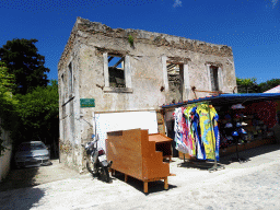 Souvenir shop at the main street of the town of Zia