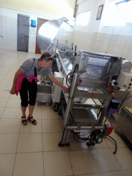 Honey machinery at the Melissa Honey Farm at the east side of the town of Kefalos