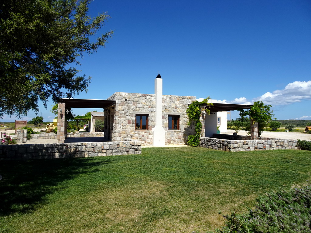 Southwest side of the Melissa Honey Farm at the east side of the town of Kefalos