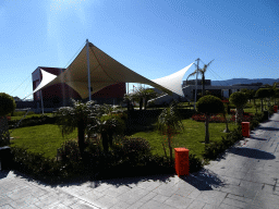 Tent at the sports fields at the Blue Lagoon Resort