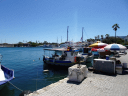 Boats at the northwest side of the Limenas Ko harbour