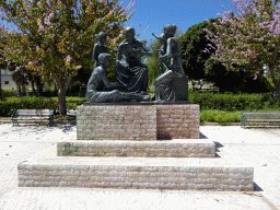 Statue of Hippocrates at the Akti Kountouriotou street