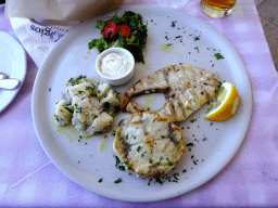 Lunch at the Mesogios restaurant