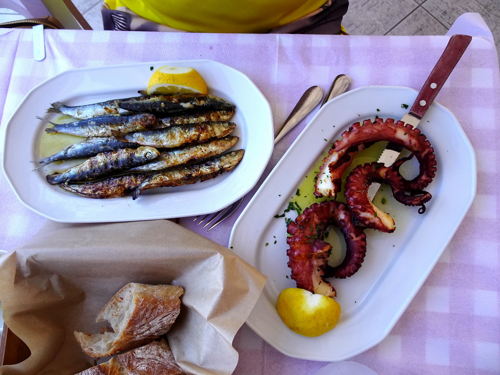 Lunch at the Mesogios restaurant