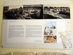 Information on the history of the Casa Romana building, at the Casa Romana museum