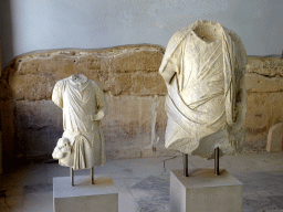 Statues at the Reception Hall at the Casa Romana museum