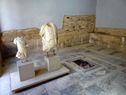 Statues at the Reception Hall at the Casa Romana museum