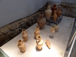 Vases at the Casa Romana museum