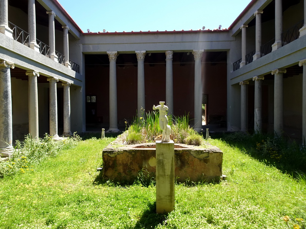 The Garden at the Large Peristyle at the Casa Romana museum