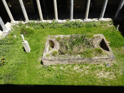 The Garden at the Large Peristyle at the Casa Romana museum, viewed from the Upper Floor