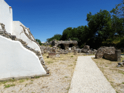 Ruins at the south side of the Casa Romana museum