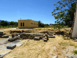 Ruins at the south side of the Casa Romana museum
