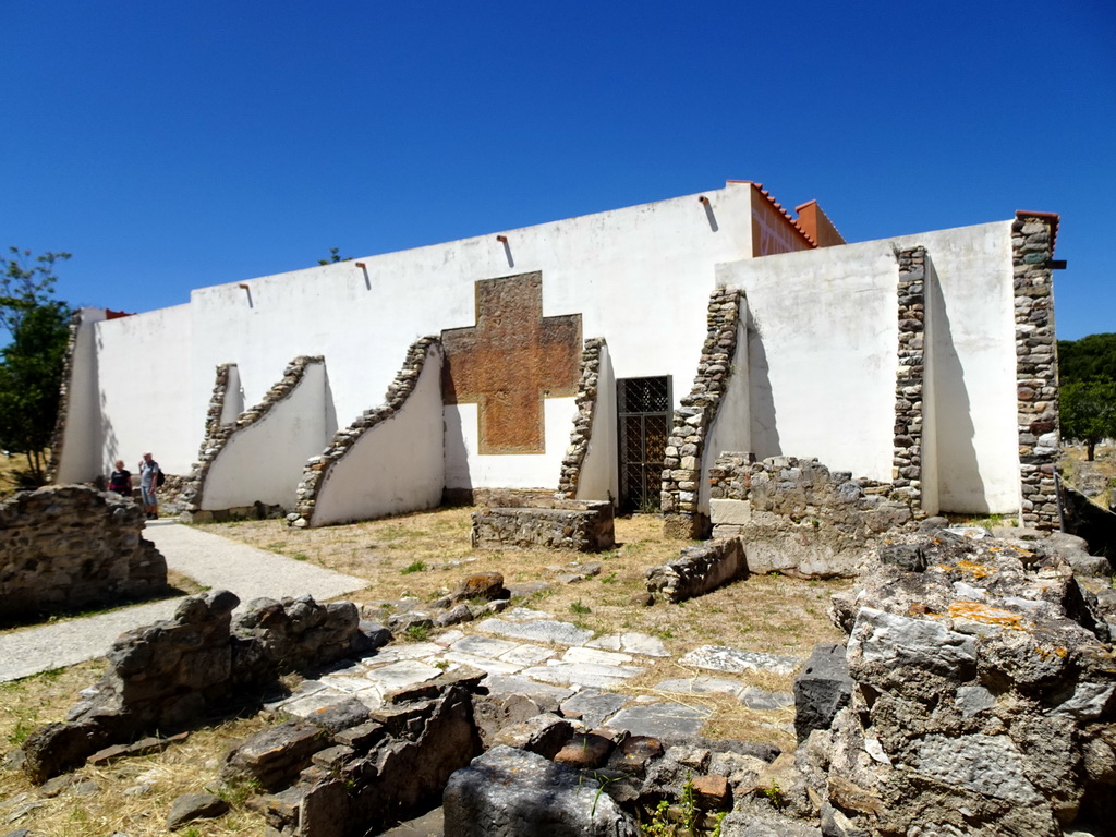 South wall of the Casa Romana museum