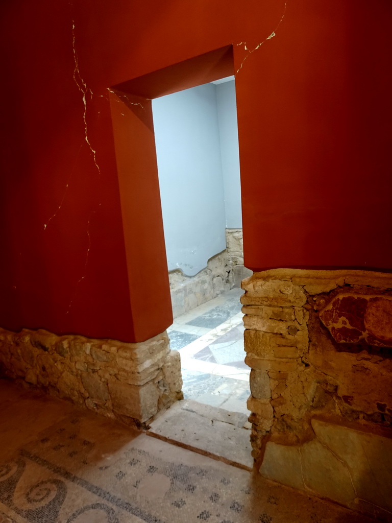 Doorway at the Domestic Roman bath at the Casa Romana museum