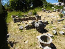 Ruins on the northeast side of the Casa Romana museum