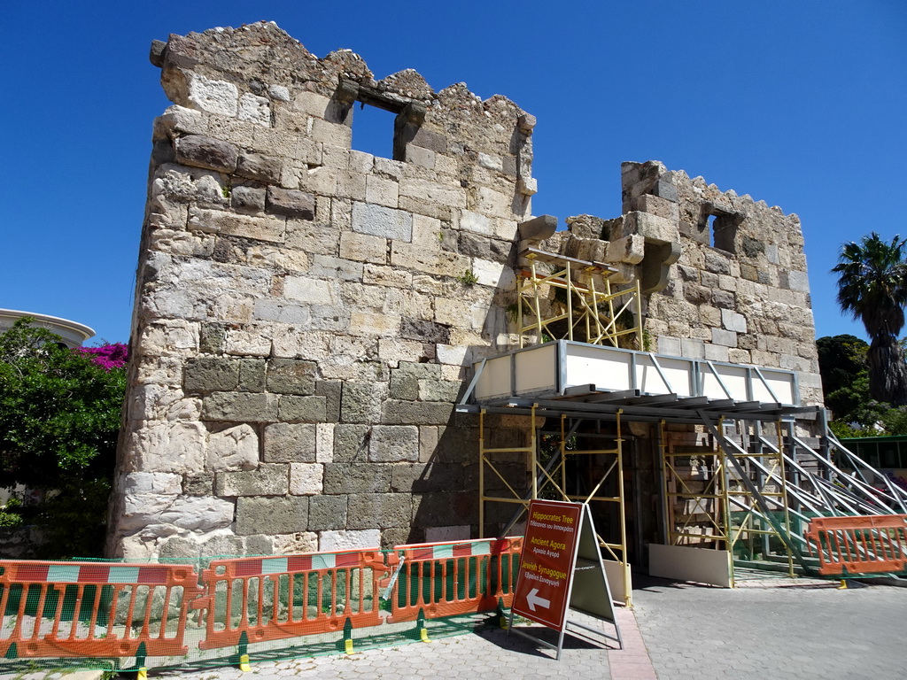 Gate on the west side of the Archaeological Site of the Harbour Quarter-Agora