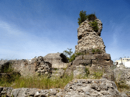 Column at the Ancient Gymnasium at the West Archaeological Site