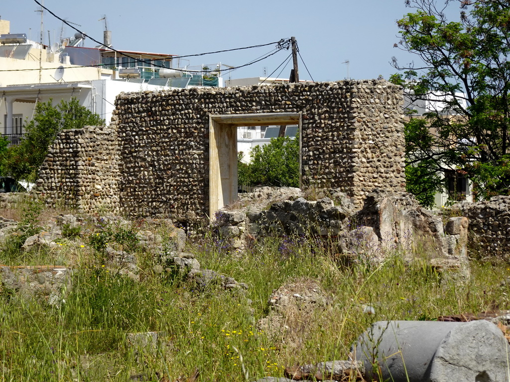 Door at the Ancient Gymnasium at the West Archaeological Site