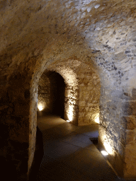 Hallway in the catacombs of the Roman Odeum