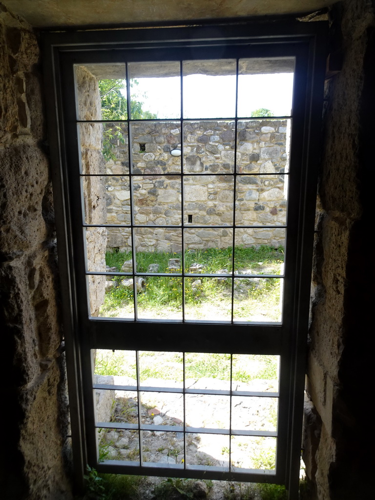 Door at the catacombs of the Roman Odeum